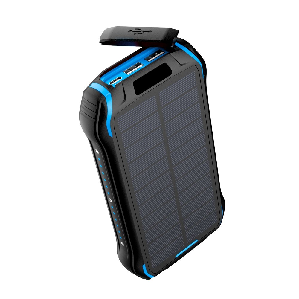 New Products Most Sold Products in USA Top Selling Real 20000mAh Waterproof Dual USB C Portable Solar Charger Solar Power Bank