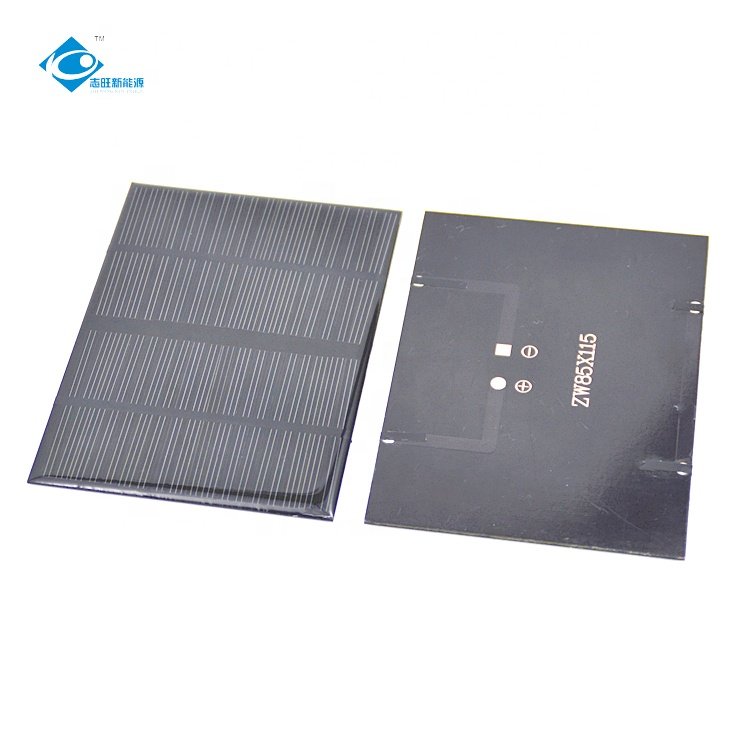 1.5W Mini Portable Solar Panels ZW-85115-18V Epoxy Adhesive Solar Panel 18V Lightweight Silicon Solar Panel Charger