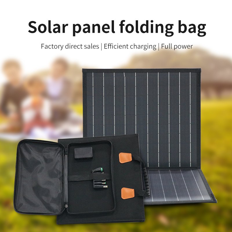 18V 80W 100W 120W 200W 250W Outdoor Portable Flexible Foldable Solar Charger Kit Solar Panel System for Home