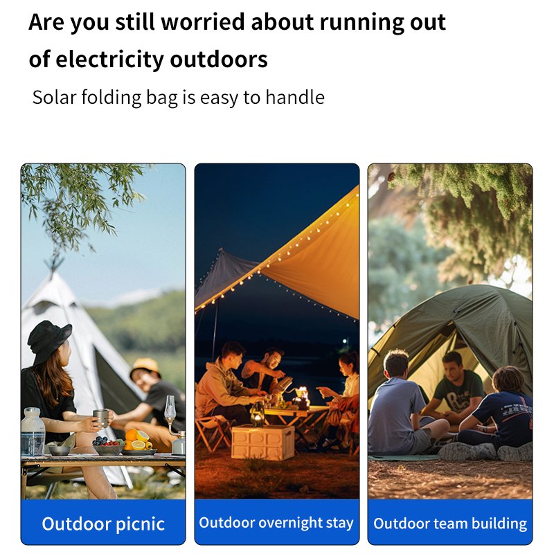 18V 80W 100W 120W 200W 250W Outdoor Portable Flexible Foldable Solar Charger Kit Solar Panel System for Home