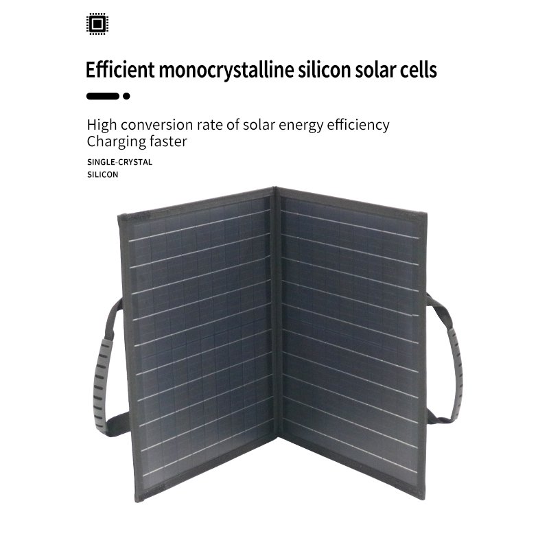 18V 80W 100W 120W 200W 250W Outdoor Portable Flexible Foldable Solar Charger Kit Solar Panel System for Home