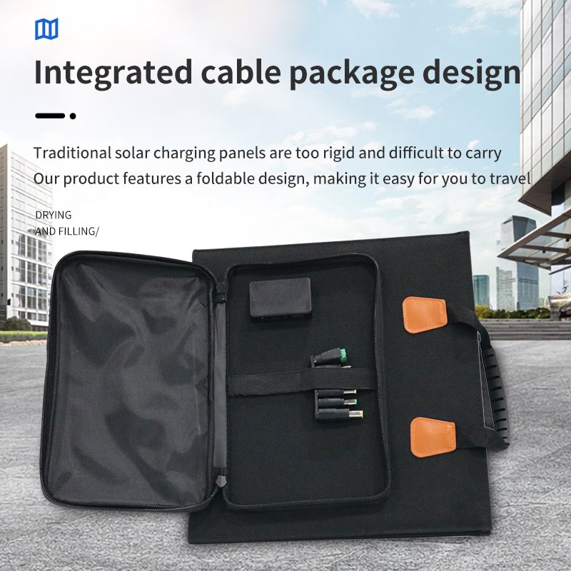 18V 80W 100W 120W 200W 250W Outdoor Portable Flexible Foldable Solar Charger Kit Solar Panel System for Home