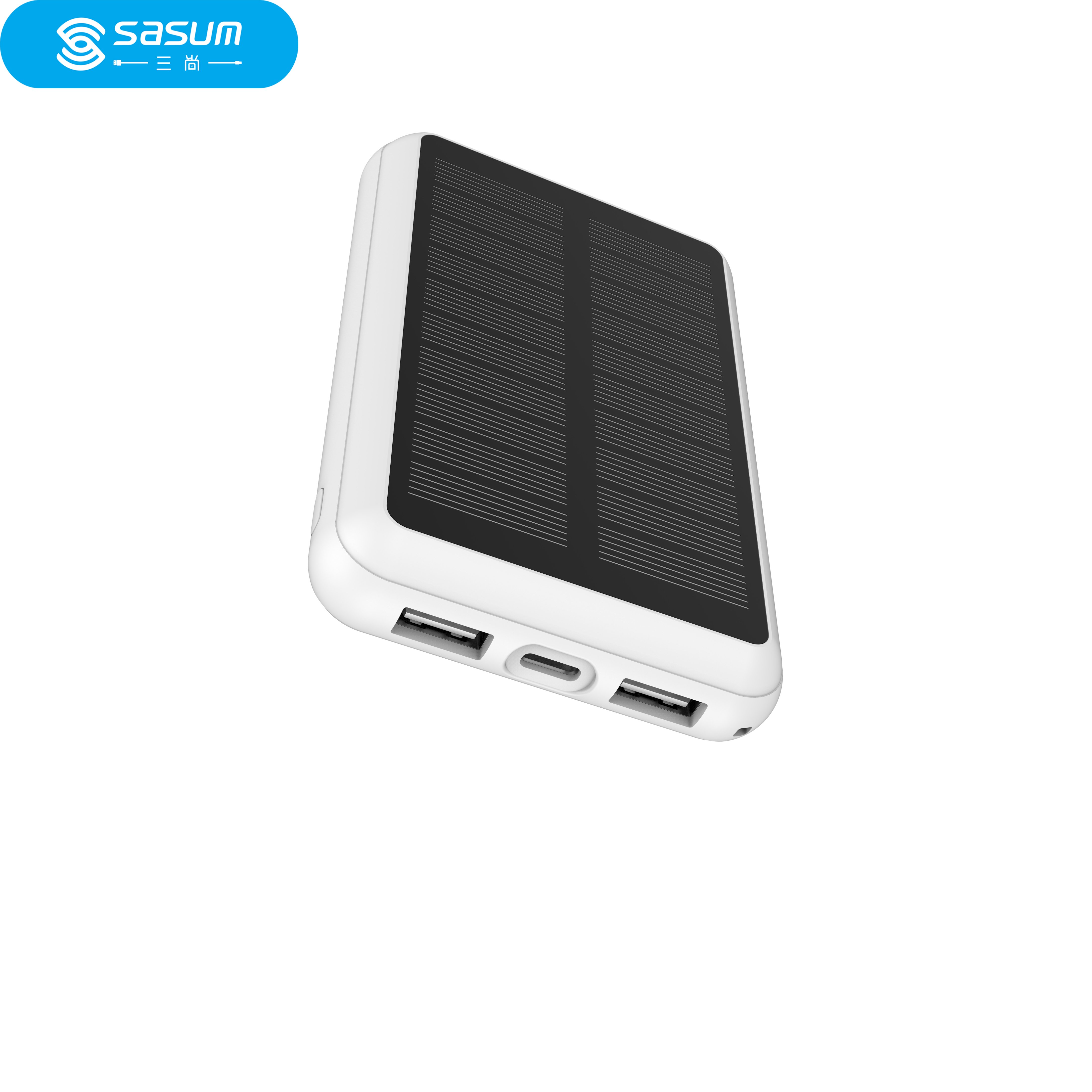 Magnetic wireless power bank 10000mAh portable solar phone charger for outdoor camping use magnetic charge fast charge mini