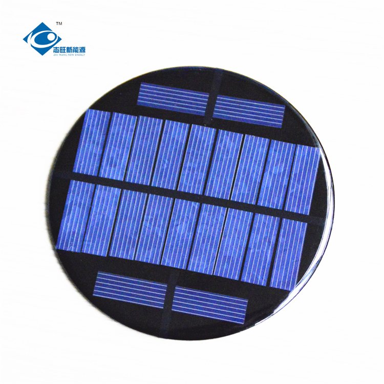 5.5V Lightweight Silicon Solar Panel ZW-Dia100-5.5V Epoxy Adhesive Solar Panel 0.9W Mini Solar Panels Power Charger 0.16A