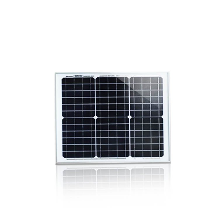 18V Portable Power Solar Panel Charger 25W Glass Laminated Mono Solar Panel