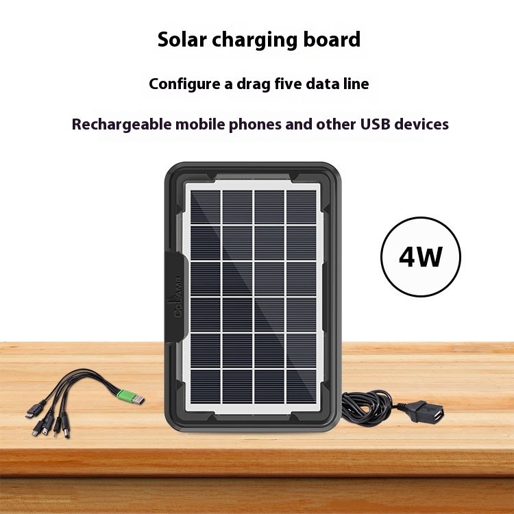 CCLAMP Factory Price Solar Charging Power Bank 4watt Panel Charger USB Charger for Cell Phones Electronic Devices