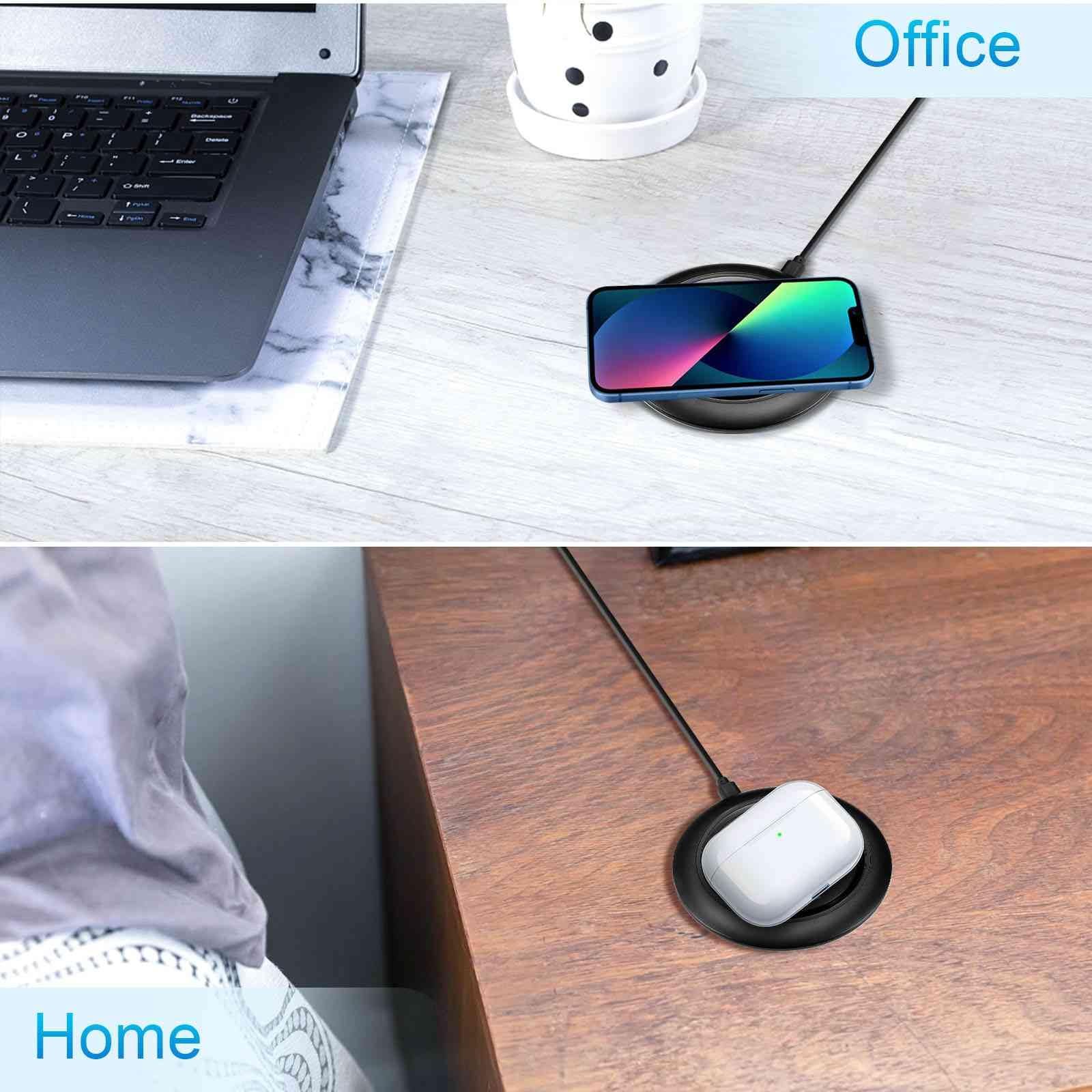 Fast Wireless Charging Pad Compatible with Galaxy S5 LTE-A G906S Wireless Charger Max 15W