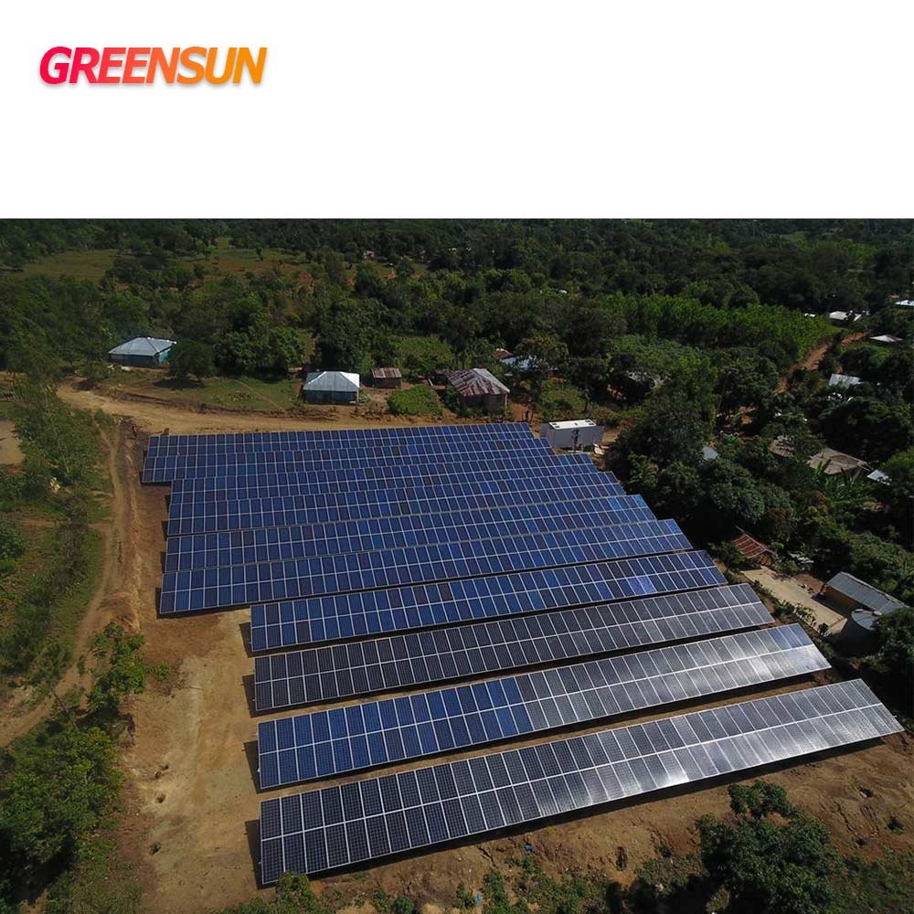Greensun Bifacial Half-cell 210mm panel 700w 720w 730w Photovoltaic Solar Panels Including Bracket For Energy Generation System