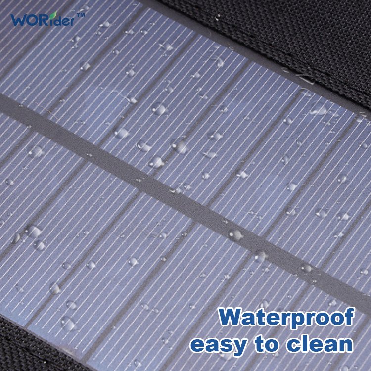 OEM portable solar panels Charger for Laptop Foldable Solar Panels black For Camping Outdoor