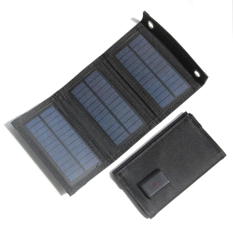 4.5W Solar Foldable Bag Charger for Mobile Phone Outdoor Camping Folding Solar Panels