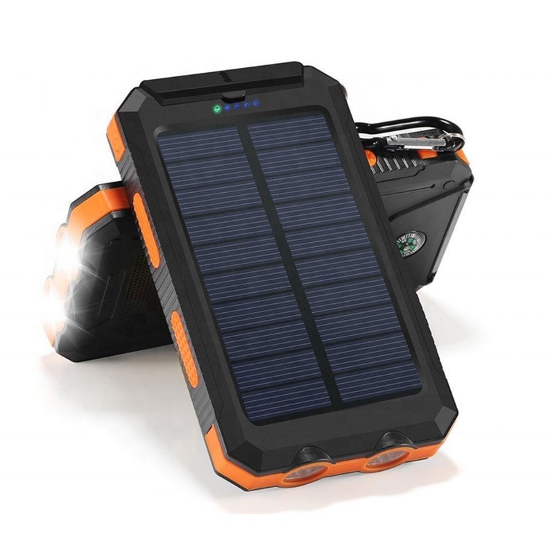 High Capacity Charger 20000mAh Waterproof Solar Power Bank Mobile Powerbank solar energy power banks for mobile phone