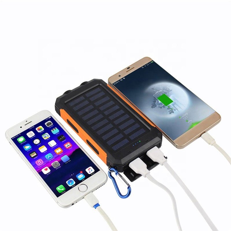 High Capacity Charger 20000mAh Waterproof Solar Power Bank Mobile Powerbank solar energy power banks for mobile phone