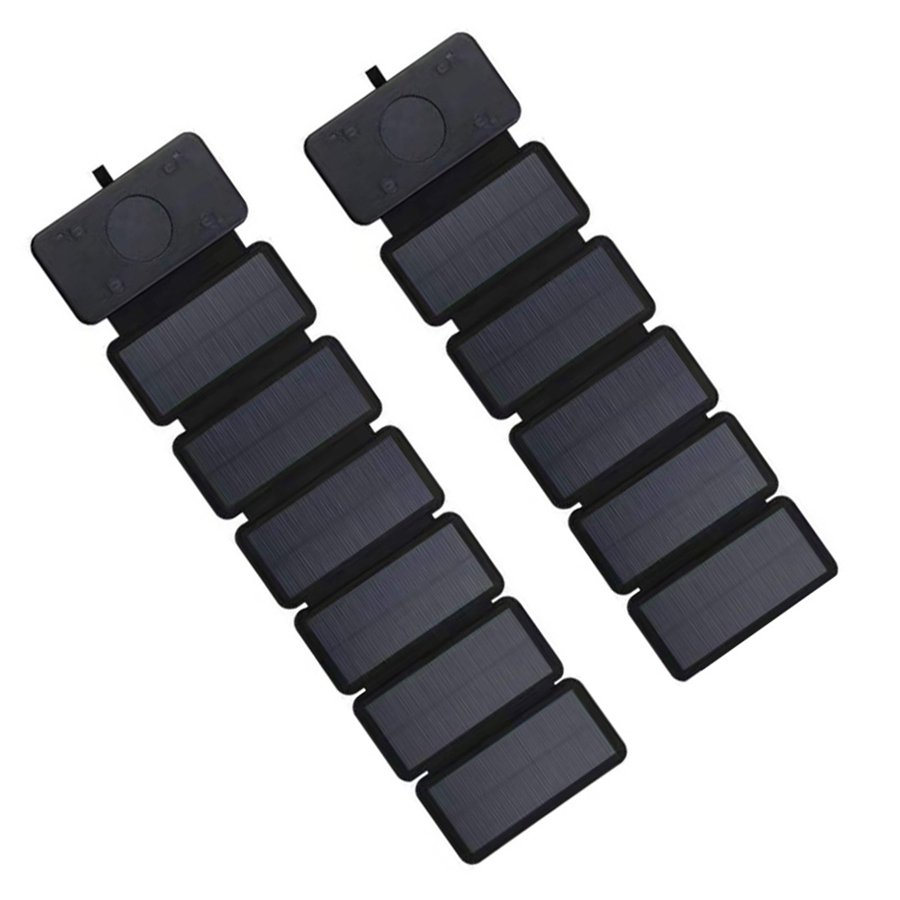 China Factory Price 7.2W 9W 12W Outdoor Foldable Solar Charging Panel Power Bank Solar Charger