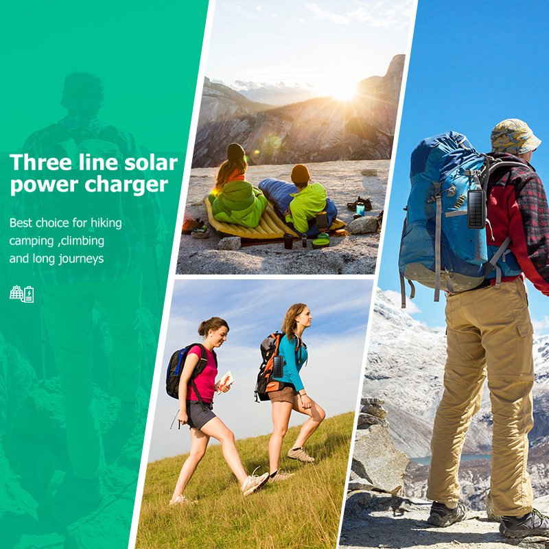 2024 New Hand Crank Solar Power Bank Built In Cables 30000mah Solar Charger Powerbank For Earthquake Disaster Travel Outdoor