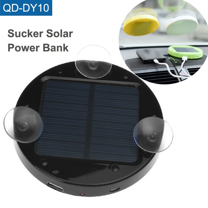 High Capacity Solar Charger 5200mAh Solar Power Bank Outdoor Portable Window USB Charger For Mobile Phone