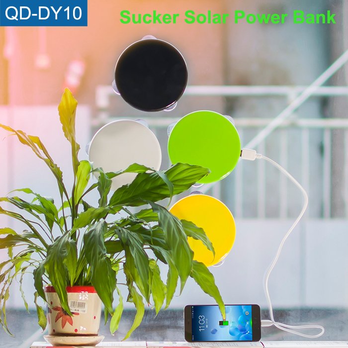 High Capacity Solar Charger 5200mAh Solar Power Bank Outdoor Portable Window USB Charger For Mobile Phone