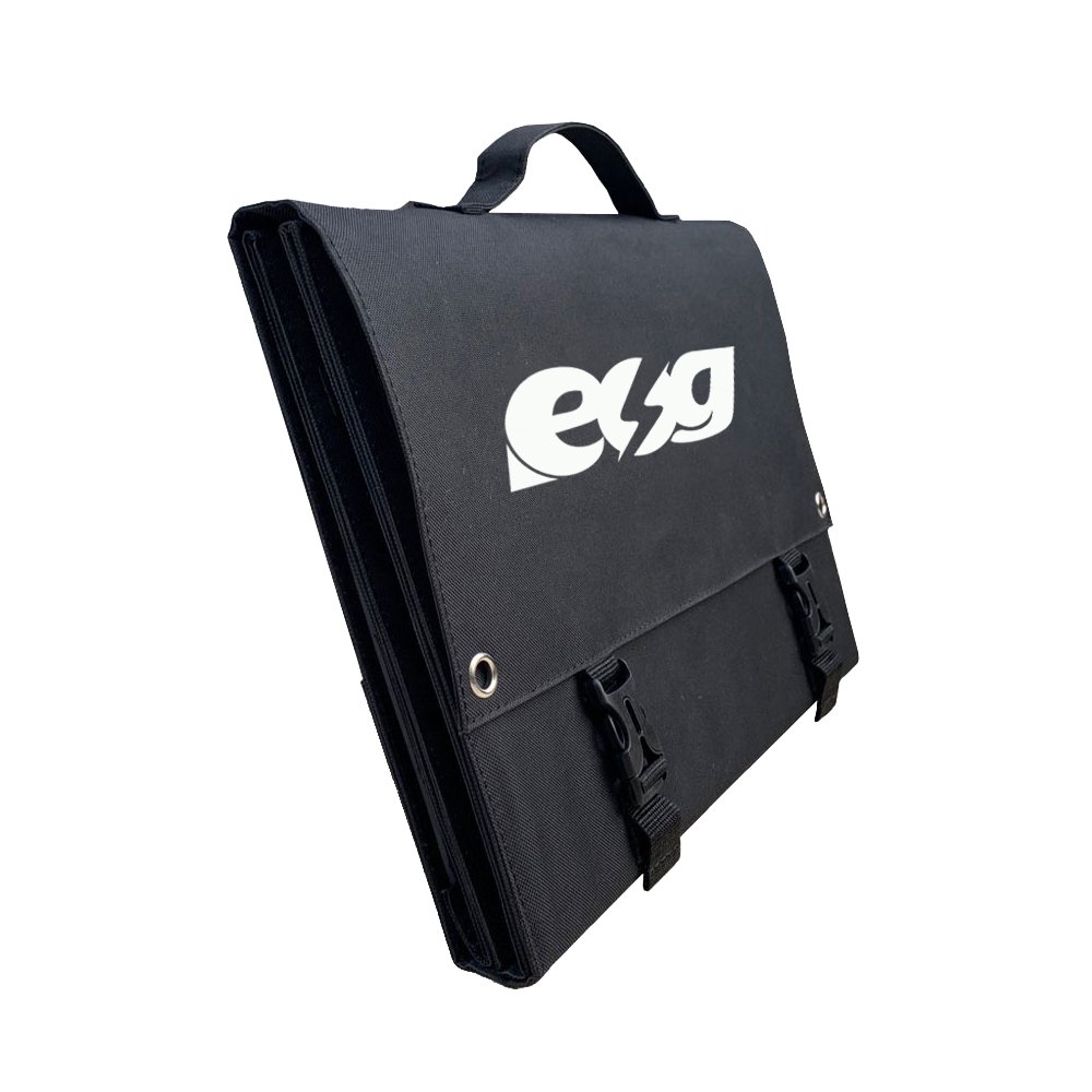 2023 ESG New Trending Energy Solar Charger 40w 60w 80w 100W 2 folding with stand Foldable Portable Solar Panel Bags
