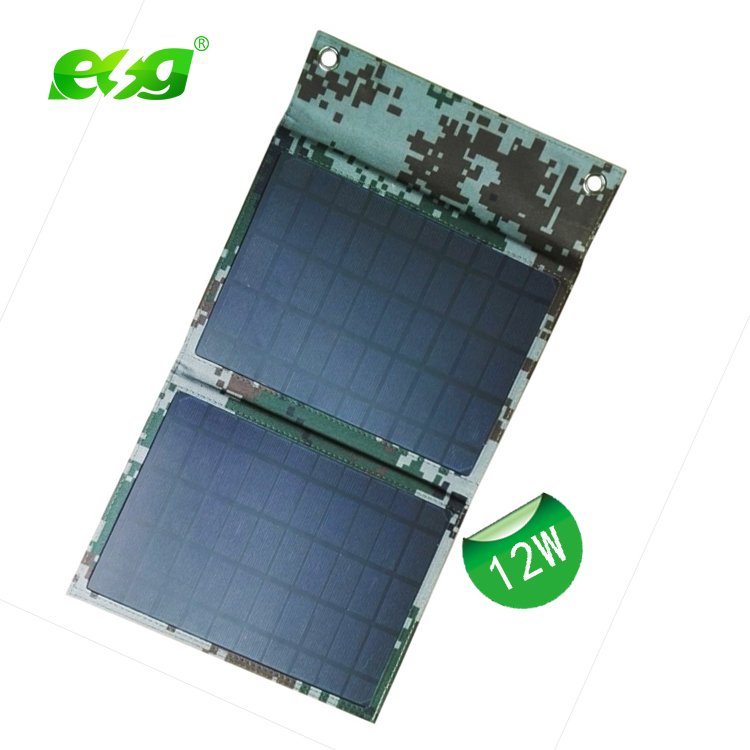 2023 ESG New Trending Energy Solar Charger 40w 60w 80w 100W 2 folding with stand Foldable Portable Solar Panel Bags