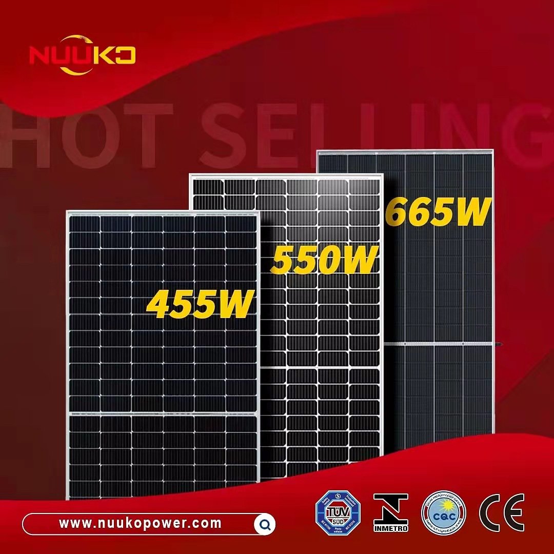 NUUKO ready to ship popular 450 W 455w 460 w A grade Mono Solar Panels for home ,Italian fire class 1 certificate