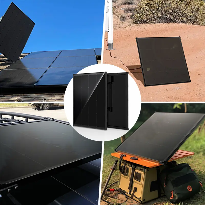 Hot sale 30 years warranty BC solar 100 watt 120W Sunpower solar panels 12V photovoltaic BC Cell Solar Panels for home