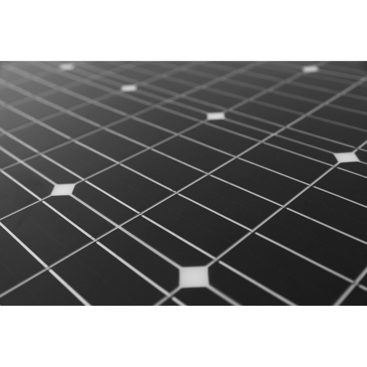 Flexible Solar Panel 110W 12V Monocrystalline Bendable 110 Watt 12Volt Semi-Flexible Mono Solar Panels Charger Off-Grid for RV