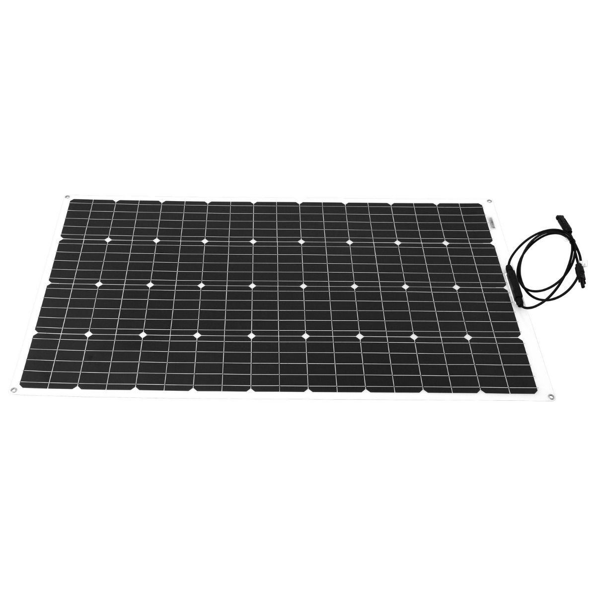 Flexible Solar Panel 110W 12V Monocrystalline Bendable 110 Watt 12Volt Semi-Flexible Mono Solar Panels Charger Off-Grid for RV