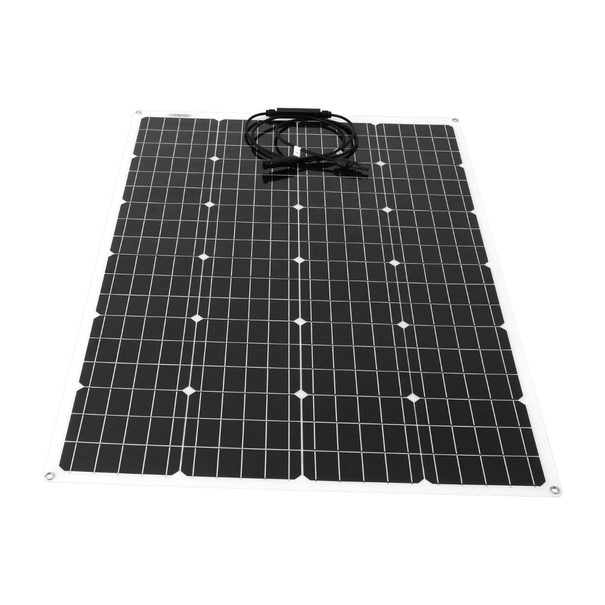 Flexible Solar Panel 110W 12V Monocrystalline Bendable 110 Watt 12Volt Semi-Flexible Mono Solar Panels Charger Off-Grid for RV