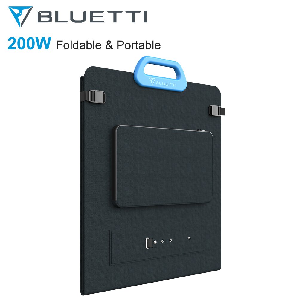BLUETTI PV200 Waterproof High Conversion Long Service Life 200w Flexible Foldable Solar Panel Folding For Portable Power Station