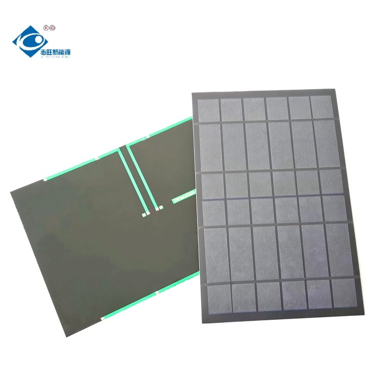 ZW-340220-6V Mini Photovoltaic Solar Panels 6V ETFE Modern Flexibility Solar Panels 10W PET Photovoltaic Solar Panel Charger