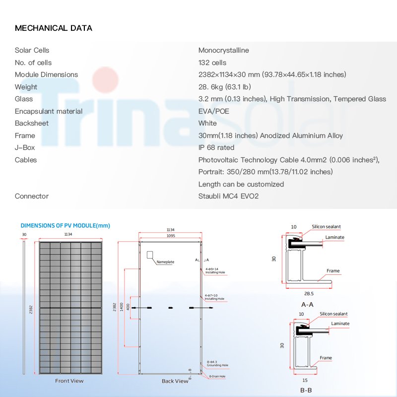 2024 Innovative Product 2.6W Trina Semi Flexible Solar Panel ZW-134102 Solar Panel 6V Portable Solar Panel Charger