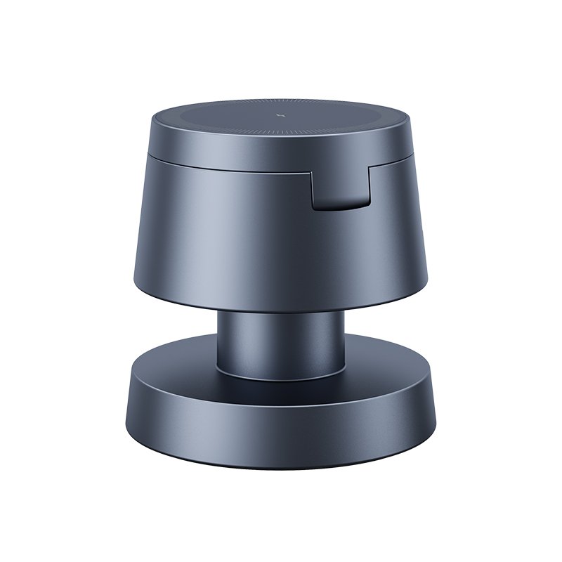 2024 Best Seller Aluminium Alloy Magnetic Wireless Charger 15W Portable 3 In 1 Wireless Charger Holder with Night Light
