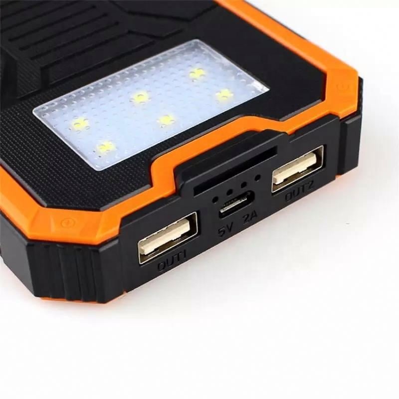 OEM 30000mAh Waterproof Portable solar powerbanks Solar Charger For Outdoors