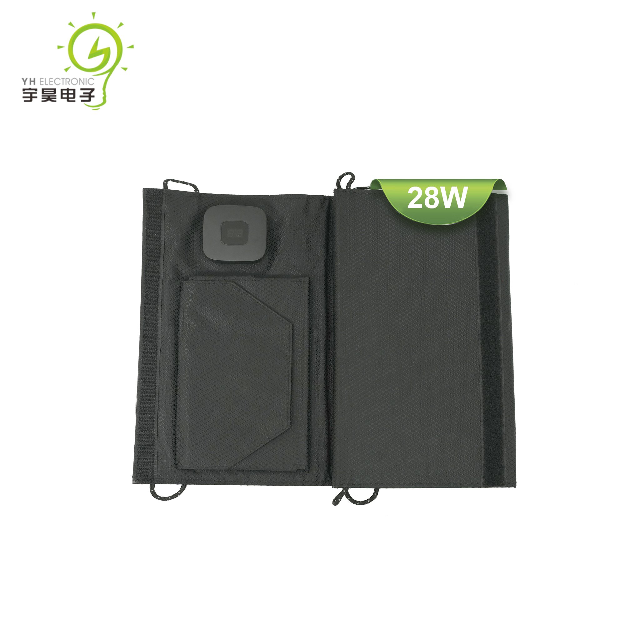 Waterproof Portable Foldable 28W Sunpower Solar Panel Charger with 2 USB Port for Hiking Camping Outdoor