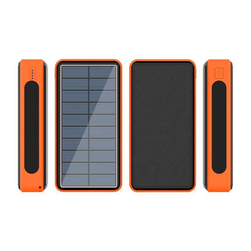 30000mAh Portable Smartphones Tablet Solar Battery Phone Charger Power Bank