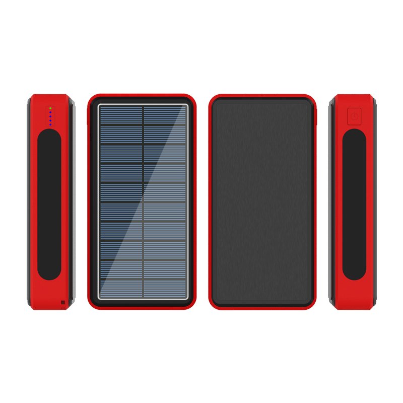30000mAh Portable Smartphones Tablet Solar Battery Phone Charger Power Bank