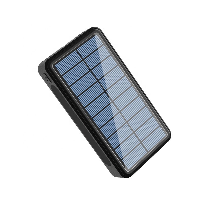 30000mAh Portable Smartphones Tablet Solar Battery Phone Charger Power Bank