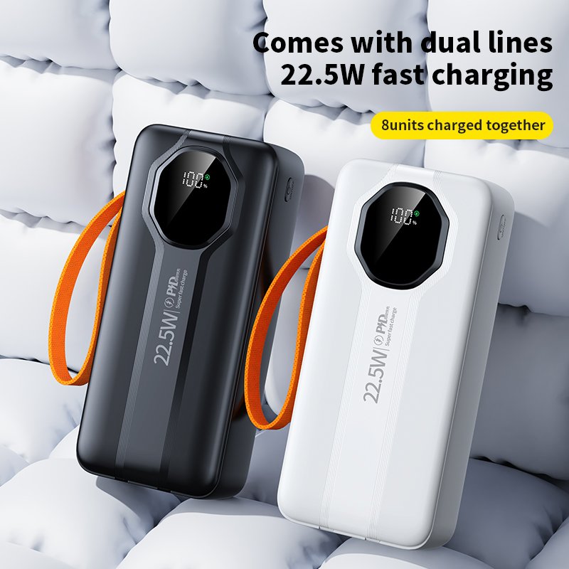 Gitra 2024 Custom Logo New Arrival Large Capacity 10000mAh Portable Charger Fast Charging 50000mAh Solar Power Bank Micro USB