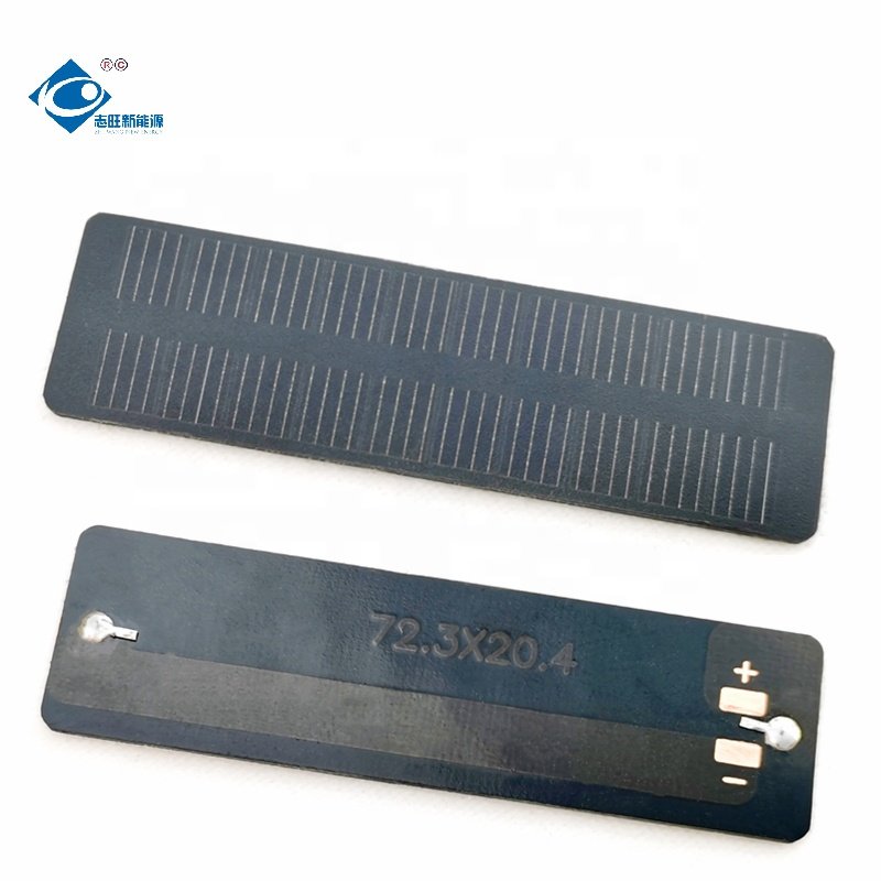 Strip PET Solar Photovoltaic Panel ZW-723204 Poly PET Solar Panel Charger 0.35W Mini PET Solar Panel Module 5V