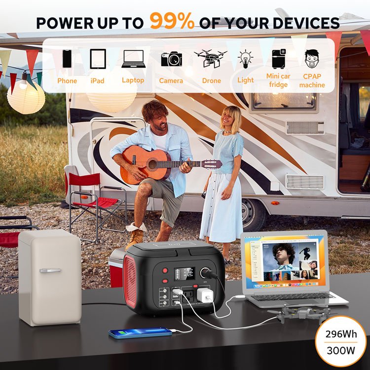 Trending New Products Innovative PD Fast Charger 300W Portable Power Station Power bank 80000mah Fast Charge