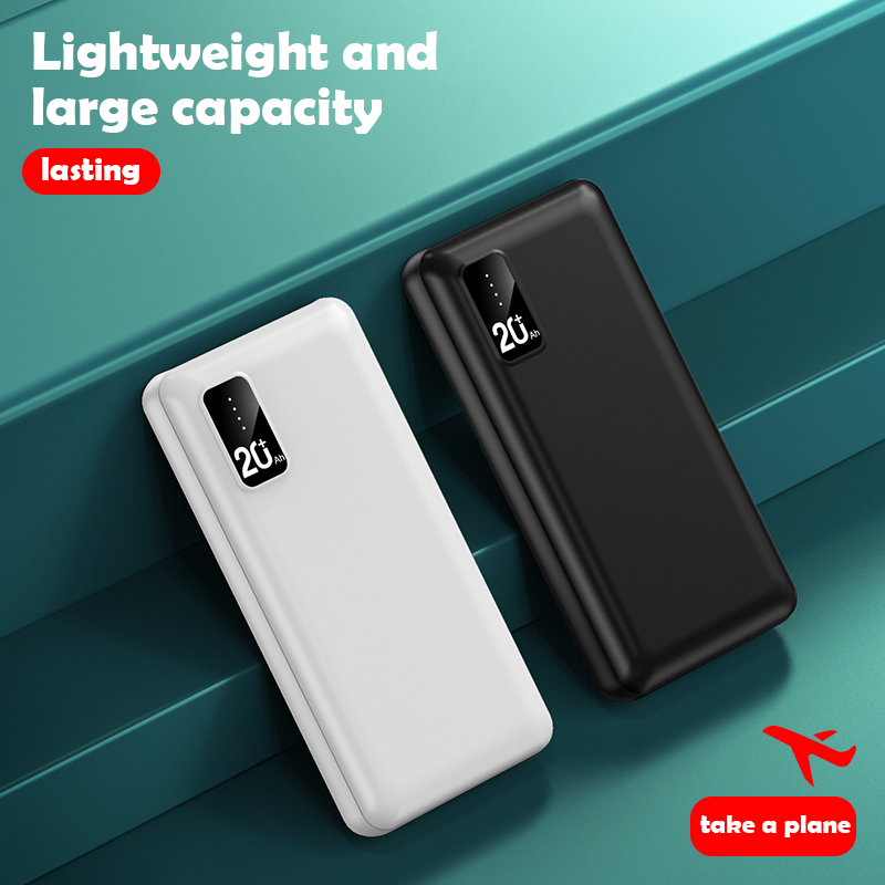 20000mah power banks Fast charger powerbank 100% true capacity portable slim power bank