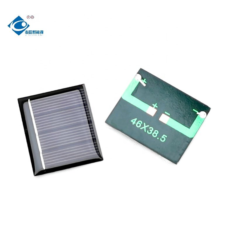 2V Customized Epoxy Resin Solar Panel ZW-46385 Mini Solar Panels Power Charger 0.25W Mini RV Camping Portable Solar Panel