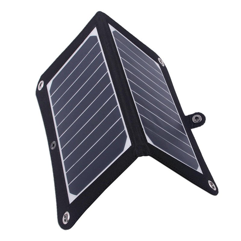 Hot Sale 5V 10W Foldable Solar Mobil Charger with sunpower cell