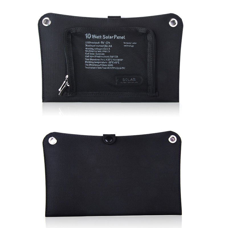 Hot Sale 5V 10W Foldable Solar Mobil Charger with sunpower cell
