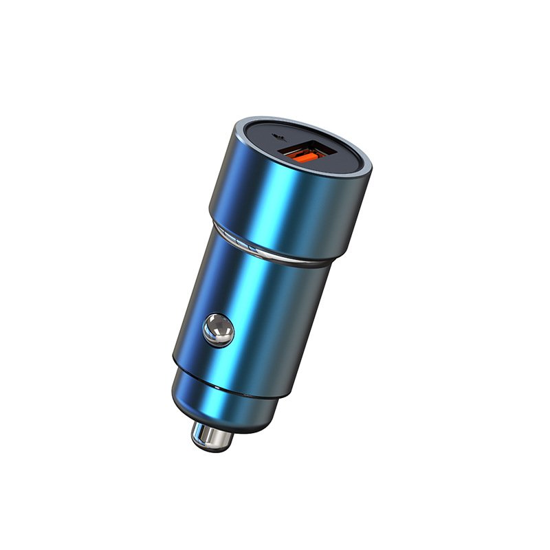 Car Charger QC3.0 Fast Charging Single Usb Port Supports Full Protocol Aluminum Alloy Body Car Fast Charger