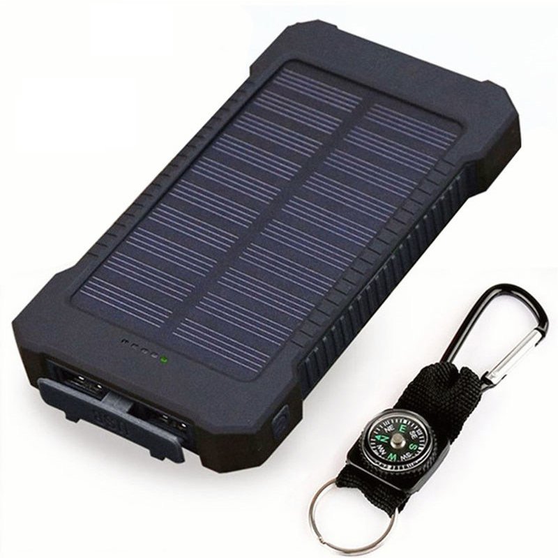 High Performance LED Display Multi Function Solar Charger Power Bank