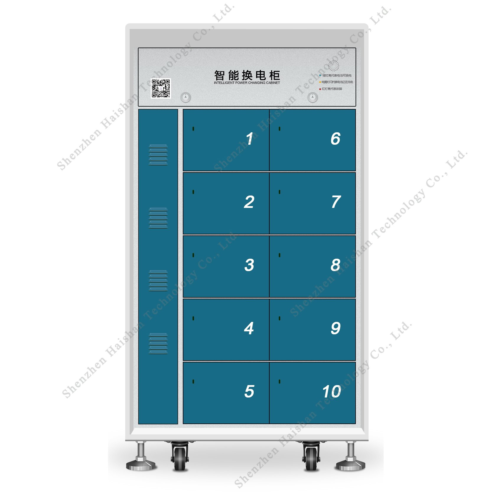 New product of battery swap cabinet and tricycle makes a dazzling appearance.