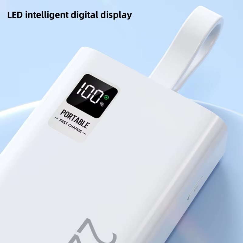 Portable Charger Power Bank 30000mAh -22.5W Fast Charging External Battery Pack Charging Bank 6 Outputs & 3 Inputs Phone Charger