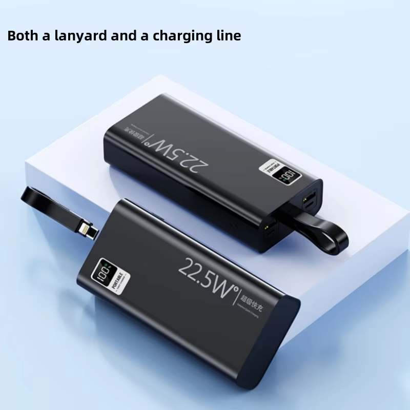 Portable Charger Power Bank 30000mAh -22.5W Fast Charging External Battery Pack Charging Bank 6 Outputs & 3 Inputs Phone Charger