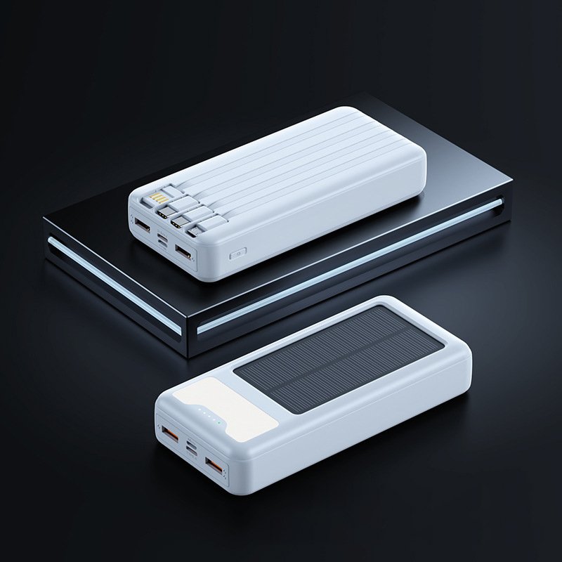 Solar Charging Double Output Large Capacity 20000mAh 8000mAh High Quality Emergency Outdoor Power Banks