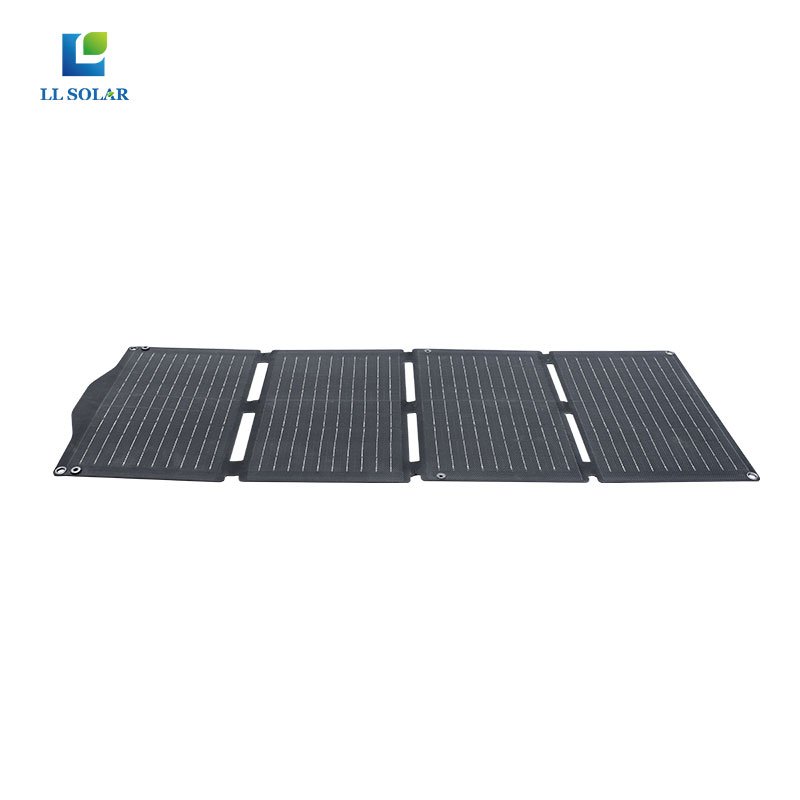 40W Portable Solar Panel,ETFE Foldable Solar Panel Charger with USB, Type-c ,IP67 Waterproof Outdoor Solar Panel